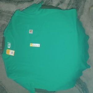 MEN'S CARHARTT XL WORKSHIRT GREEN